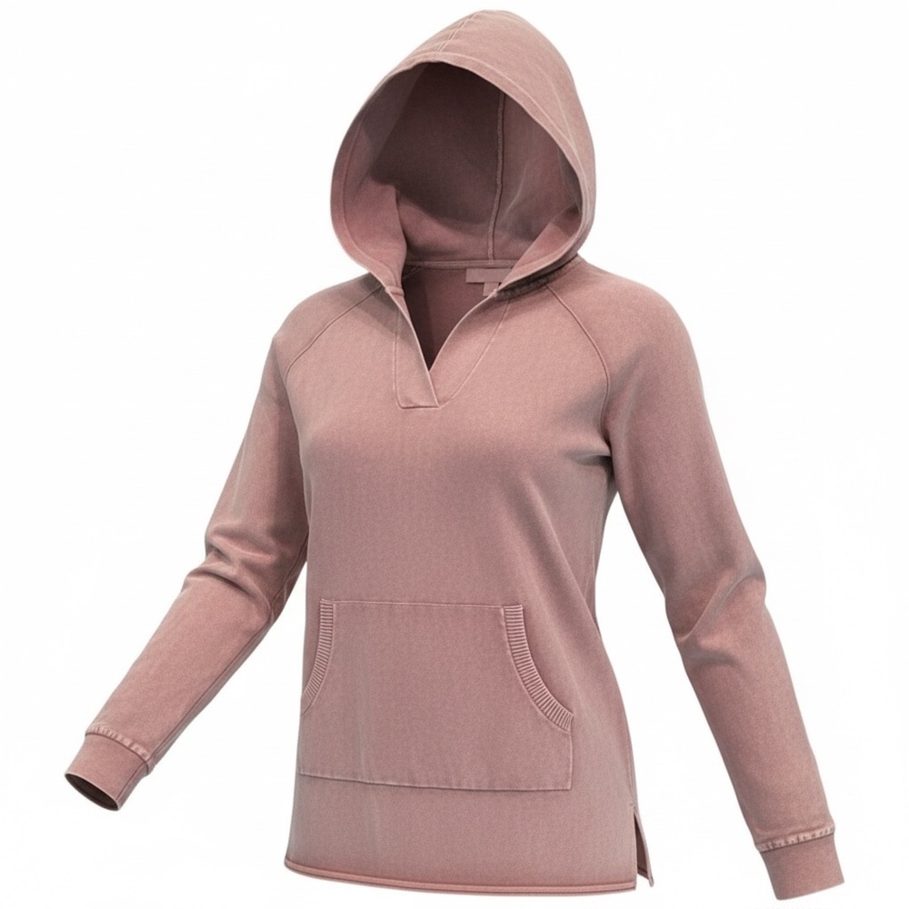 Barefoot Dreams Sunbleached Cotton Bonfire Hoodie